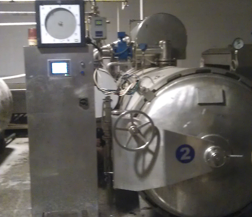 食品殺菌鍋自動控制設備